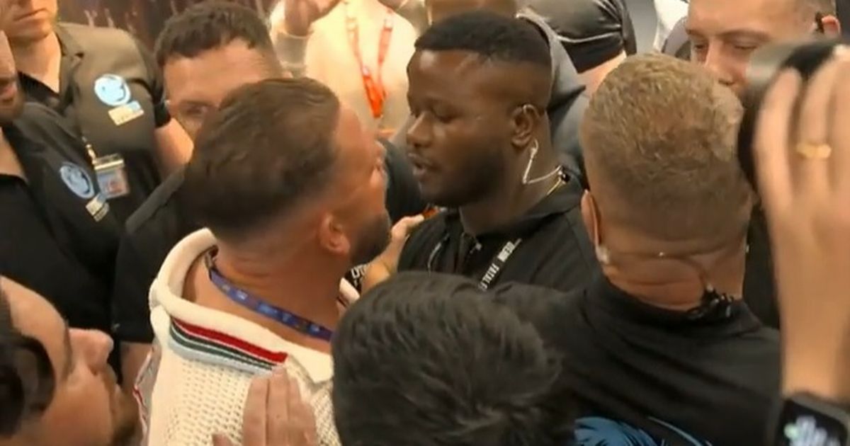 Billy Joe Saunders banned from Chris Eubank Jr's dressing room as chaos erupts in row