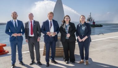 Deep water berth declared officially open