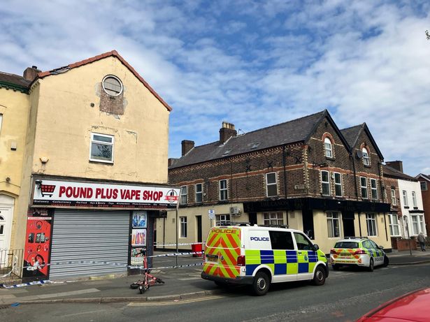 A cordon was still in place this afternoon on Canon Road