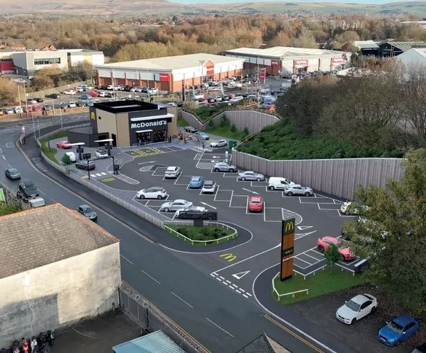 CGI of how the new Molesworth Street McDonalds in Rochdale could look