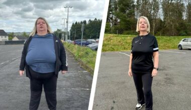 Woman who weighed 26 stone loses half her body weight without giving up treats