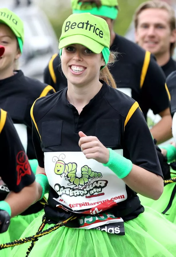 Princess Beatrice takes part in the London Marathon in 2010