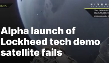Alpha launch of Lockheed tech demo satellite fails