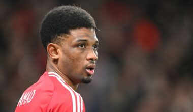 Amad sends wordless Manchester United message as injury return date nears