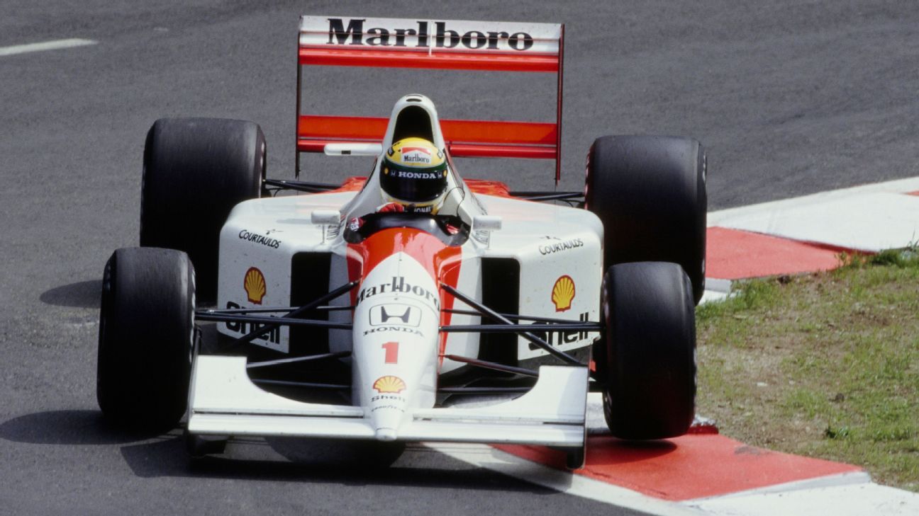 Ayrton Senna helmet from famous 1992 rescue sells for record price