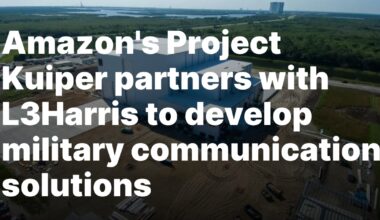 Amazon's Project Kuiper partners with L3Harris to develop military communication solutions