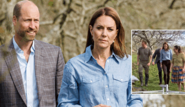 Prince William bumps head into tree as Kate Middleton walks off unaware