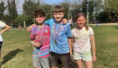 Pupils at Lower Heath CofE Primary School in Prees enjoyed the annual colour run event. They raised more than £900.