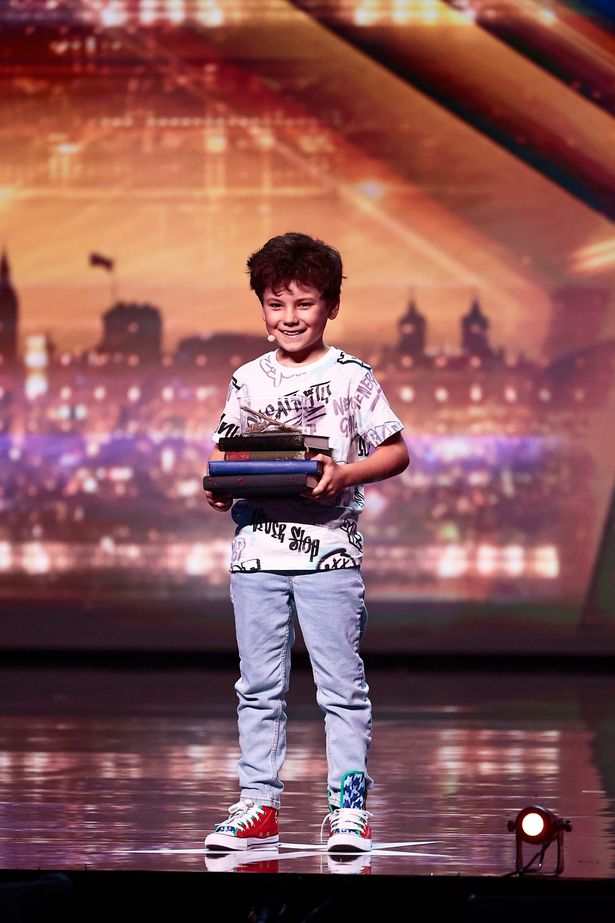 Young Teddy Magic is just eight-years-old