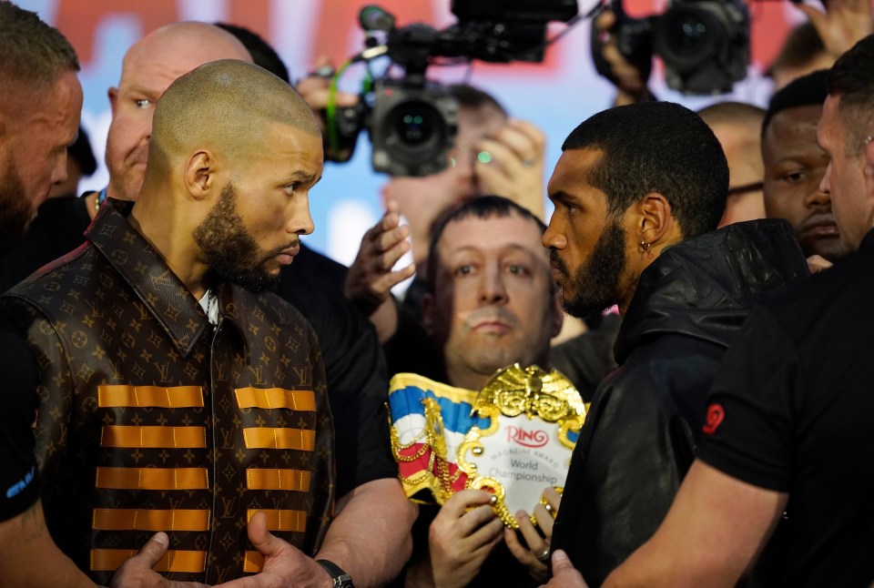 Eubank Jr and Benn will meet on Saturday night