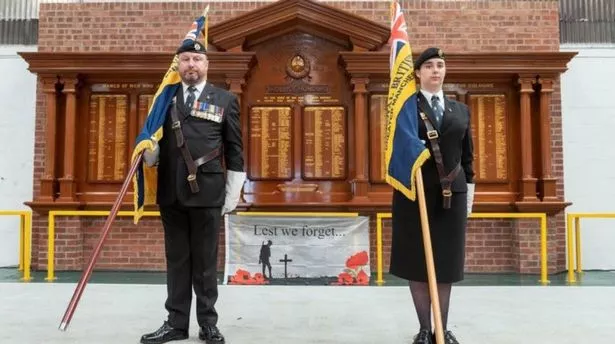 Lest We Forget:The memorial to the workers from the Lancashire and Yorkshire Railway Company when it was at Newton Heath TrainCare Centre.