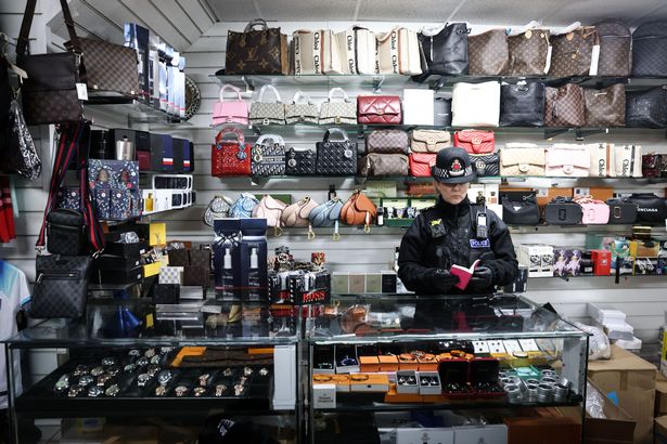 Police raiding units during Operation Vulcan