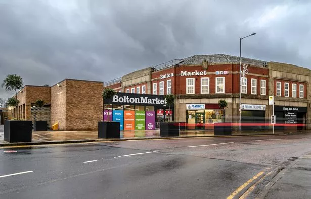 The food hall is based within Bolton Market
