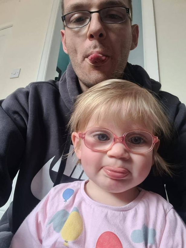 Dad Kris with Hailey