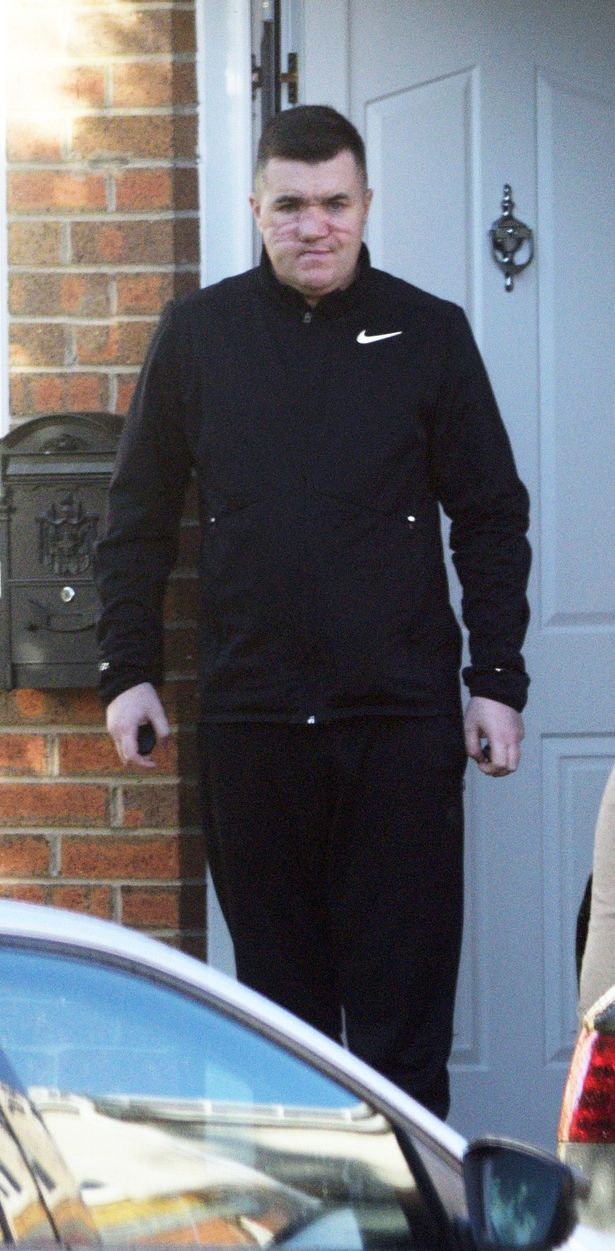 Steven 'Bonzo' Daniel outside his home