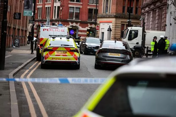 The police scene on Dale Street