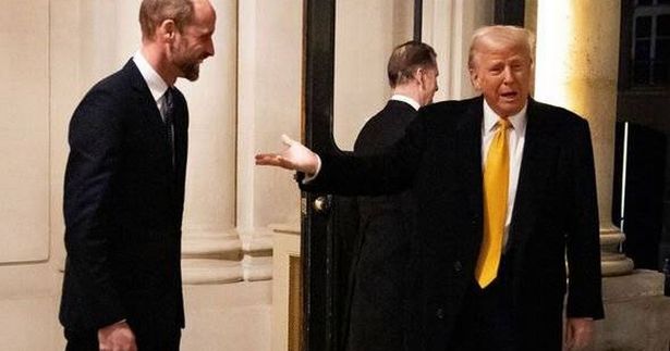 Prince William and Donald Trump
