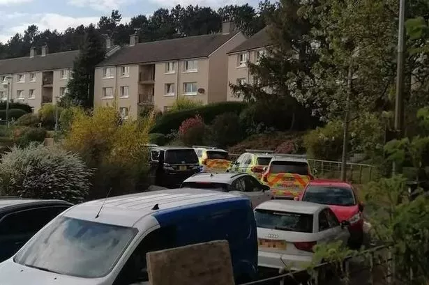 The road was locked down for over two hours
