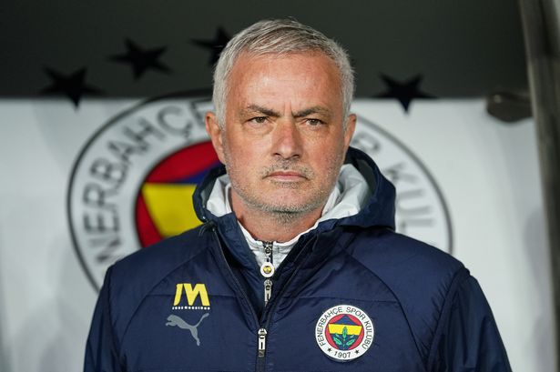 ISTANBUL, TURKIYE - APRIL 2: Fenerbahce head coach Jose Mourinho during the Ziraat Turkish Cup Quarter-Final match between Fenerbahce and Galatasaray at Ulker Stadium in Istanbul, Turkiye on April 2, 2025. (Photo by Cemal Yurttas/Anadolu via Getty Images)