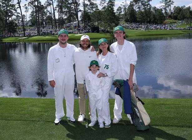 Tommy Fleetwood and Clare have three children - including her two boys from a previous relationship