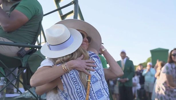 Erica Stoll also shared a hug with Kate Rose