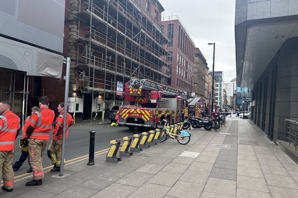 Police, fire crews and specialist rescue units attended the incident on Monday afternoon