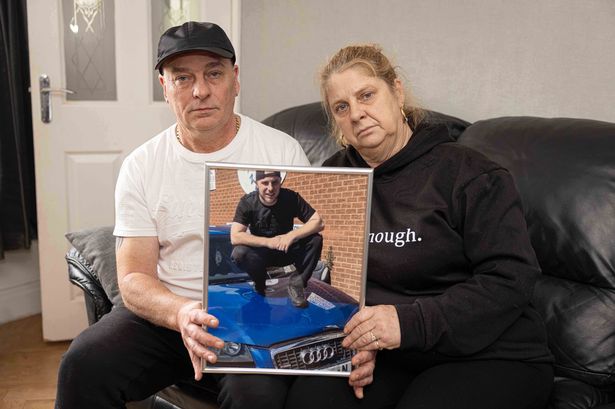 Steve and Tina Jones (pictured holding a photo of their son, Tyran) have called to changes to the mental health support system after the suicide of their son, Tyran, who was found dead on Mother's Day 