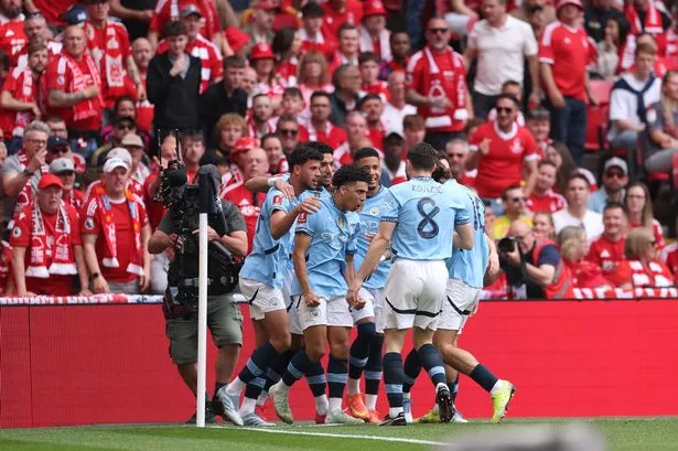 Manchester City booked their place in the FA Cup final with a win over Nottingham Forest