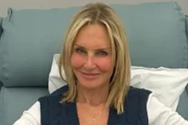 Jacquie Beltrao receiving a bone injection 