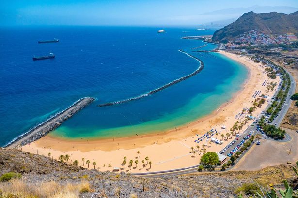 A beach in Tenerife