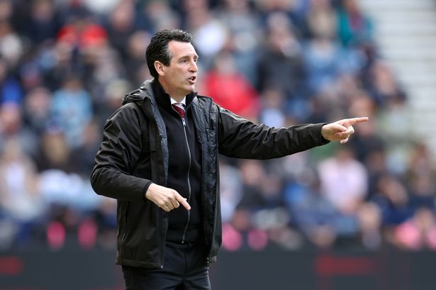 Aston Villa manager Unai Emery