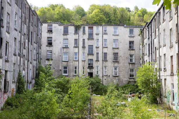 Clune Park estate in Port Glasgow
