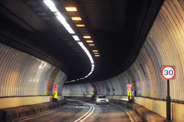 A man died in the crash near the Clyde Tunnel (generic picture)