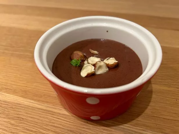 A healthy chocolate mousse