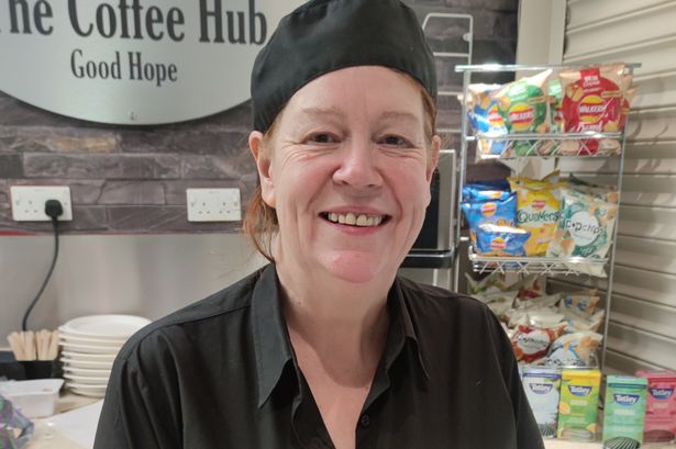 Good Hope Hospital catering assistant Tina Rushton. PIC: Good Hope Hospital