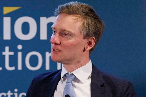 Pensions minister Torsten Bell speaking at an event