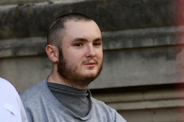 Joni Hartson leaving court wearing a grey top