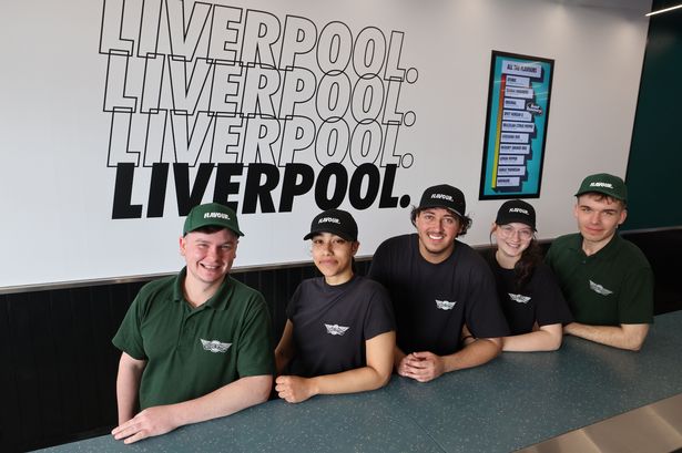 Wingstop staff on Lord Street, Liverpool