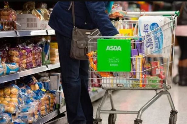 Asda shopper in aisle