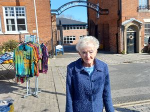 Maggie Hughes gave her thoughts on the NHS. Picture: LDRS