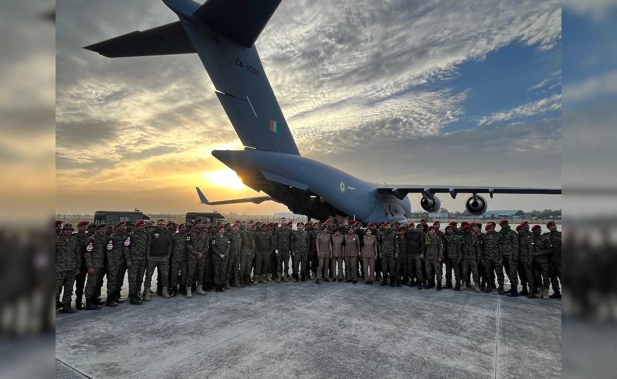 A 118-member team has gone to Myanmar under "Operation Brahma". 
