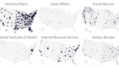 Maps: Where Do Federal Employees Work in America?