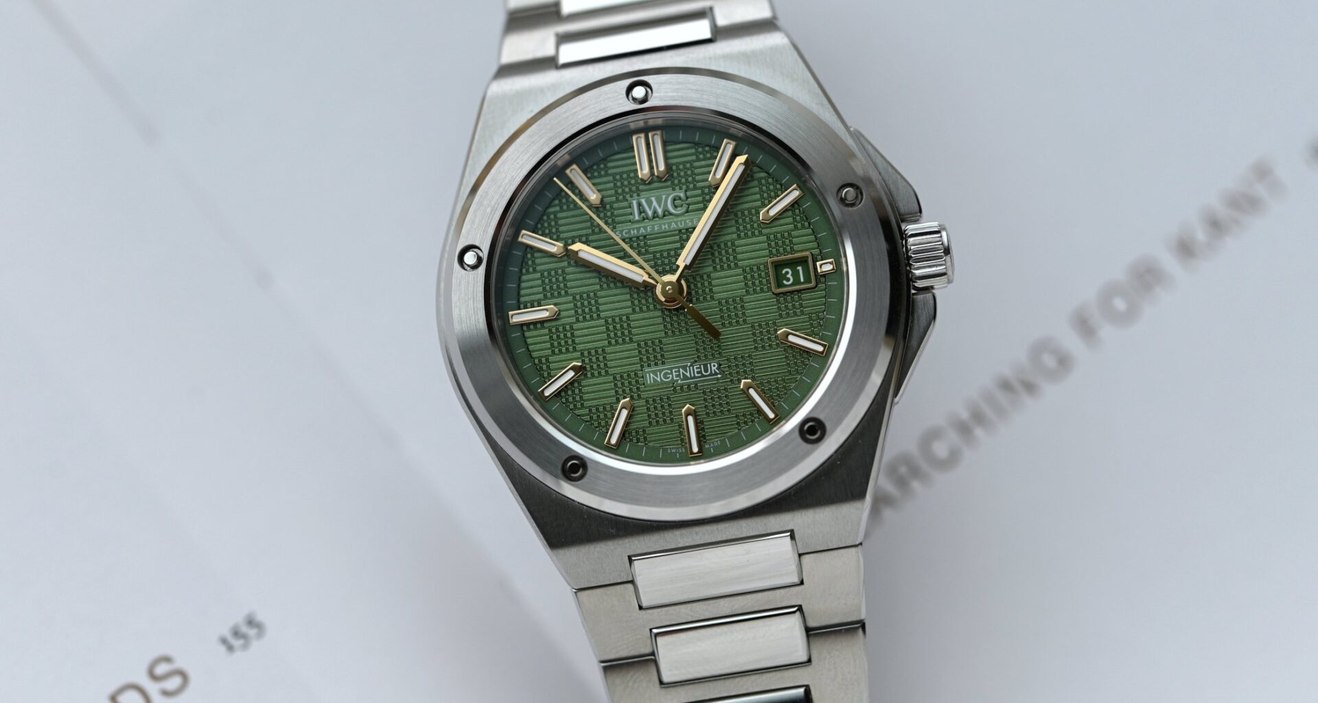 The IWC Ingenieur Automatic 40 Green
