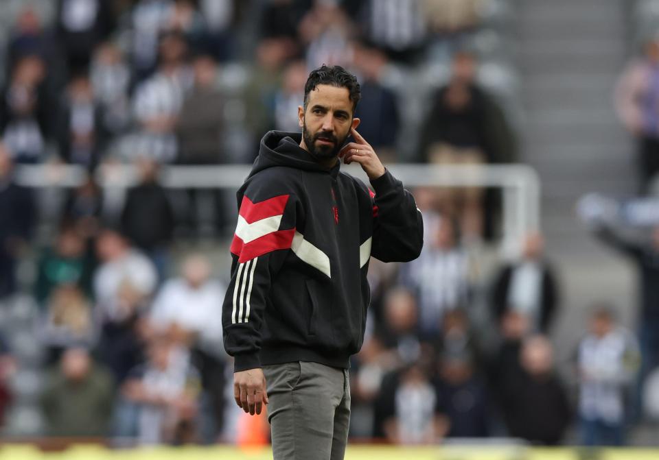 Ruben Amorim, Manchester United manager.