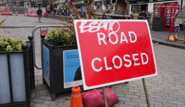 Latest roadworks and road closures in Edinburgh