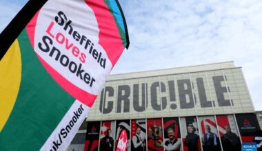 Media day of World Snooker Championships 2025 held in Sheffield, Britain-Xinhua
