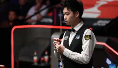 Highlights of World Snooker Championship 2025 in Britain-Xinhua