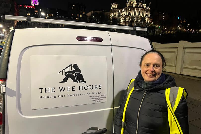Donna Ewing founded The Wee Hours in 2024 to fill a gap in Edinburgh's homeless services