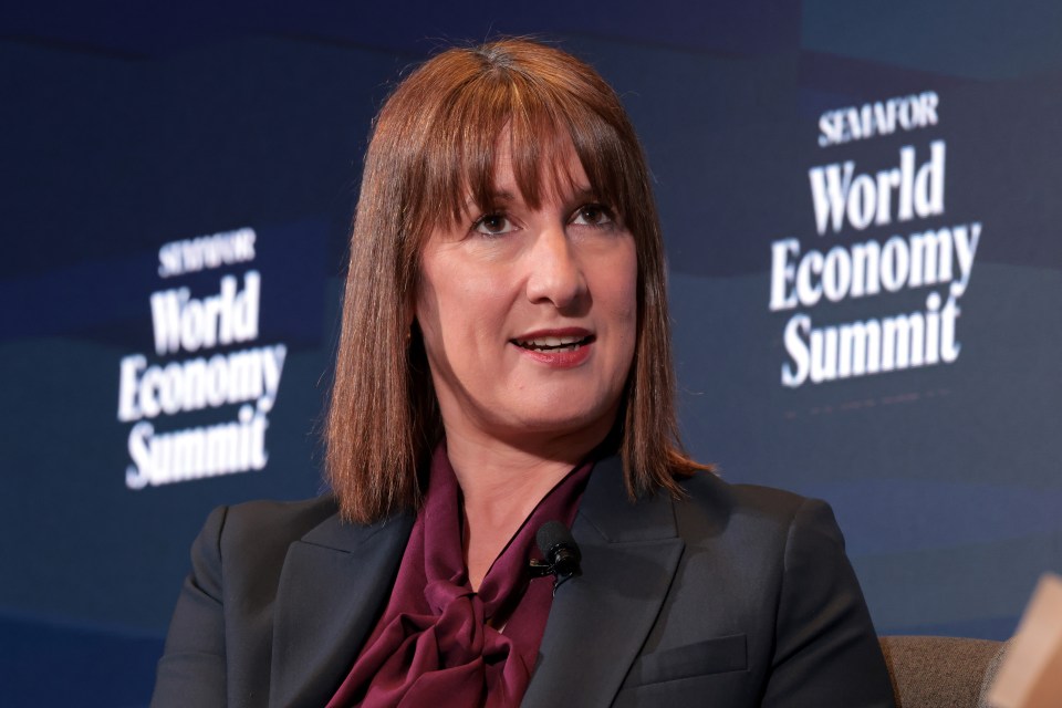 Rachel Reeves speaking at the Semafor World Economy Summit.