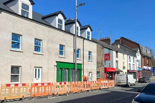 Dungannon: Works costing over £3m on run-down Perry Street near completion